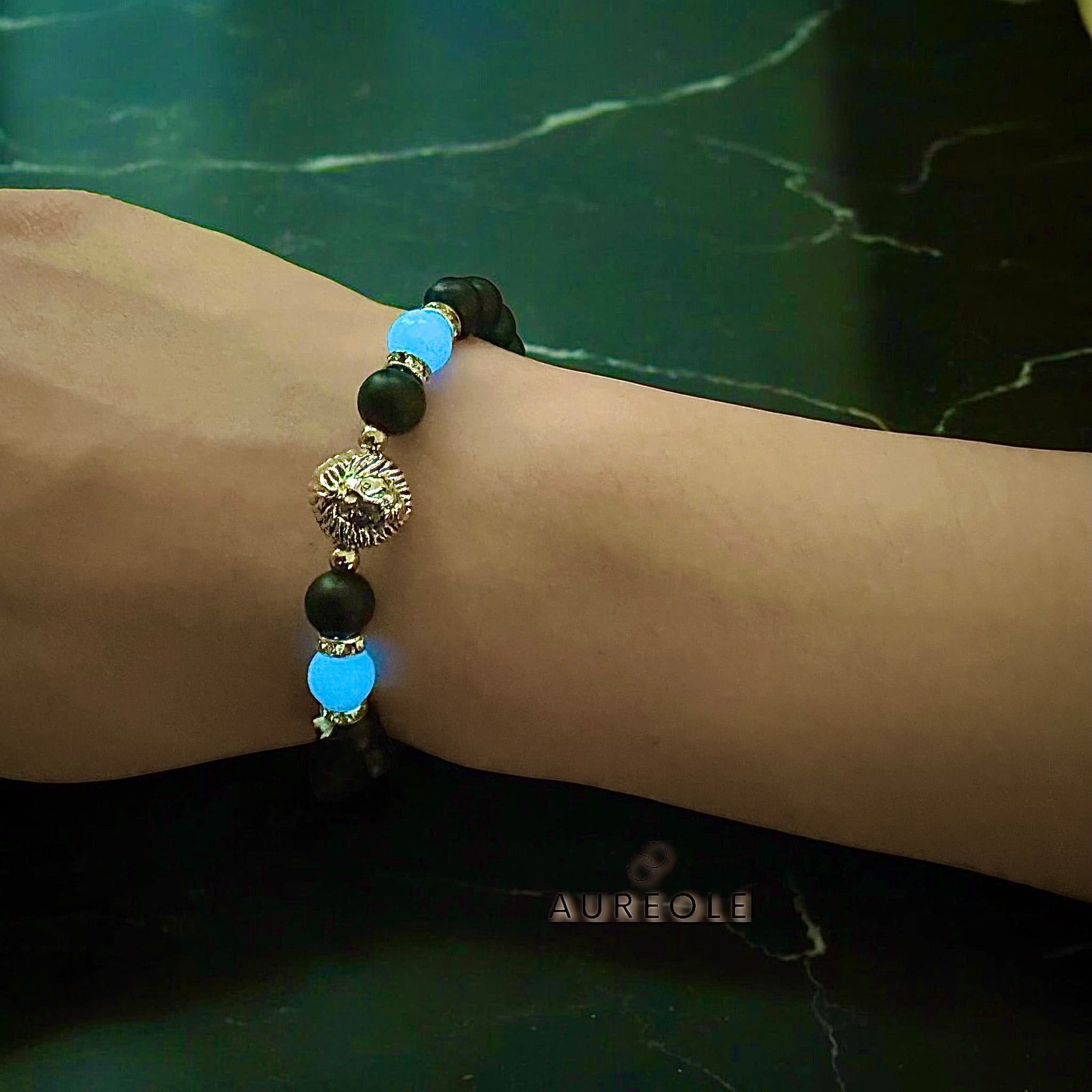 Luminous Lion Head Bracelet