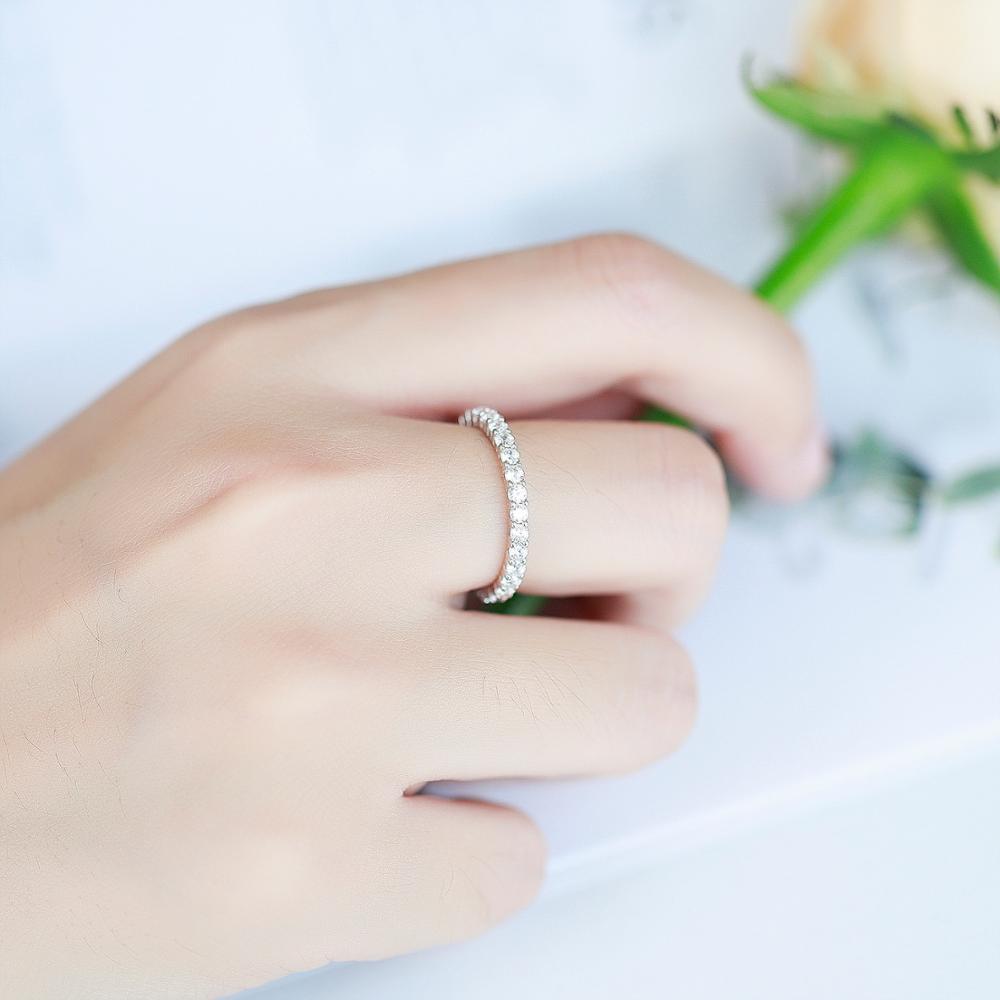 Moissanite Diamond Eternal Ring