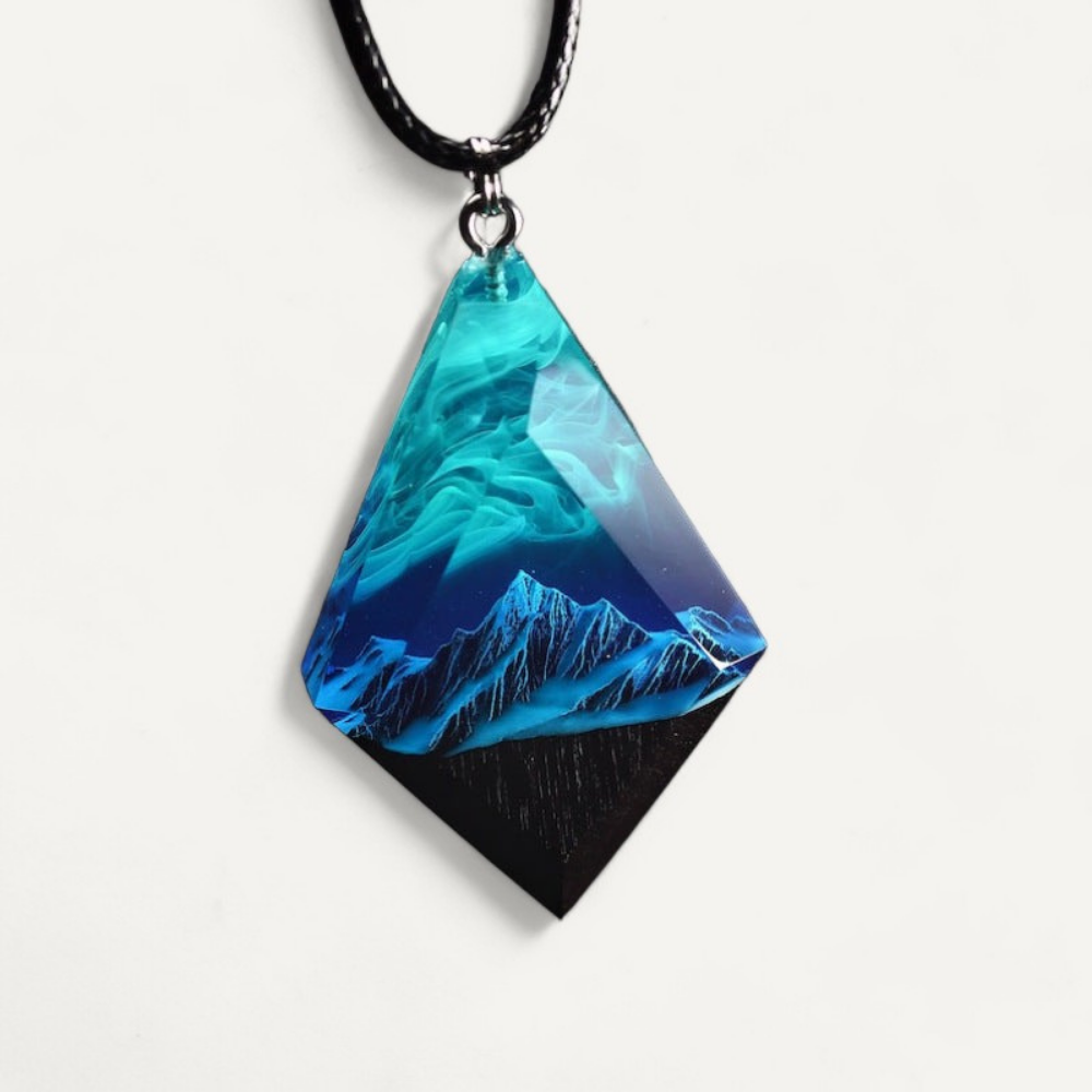 Luminous Snow Mountain Necklace