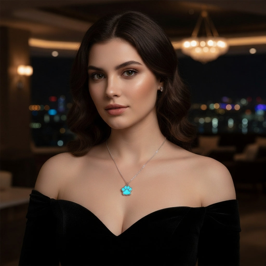 Collier de patte de chien lumineux