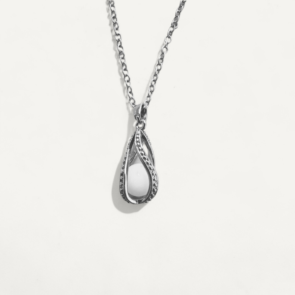 Luminous Spiral Necklace