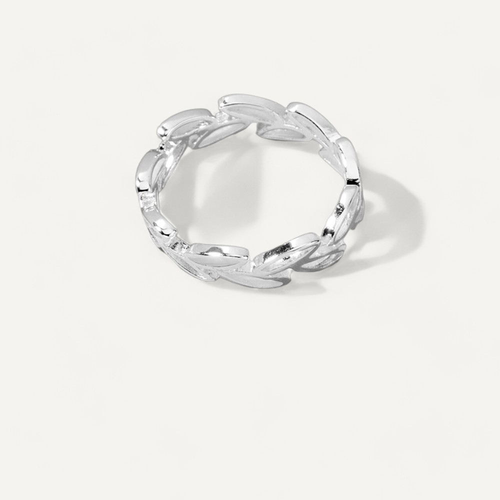 Luminous Greek Crown Ring
