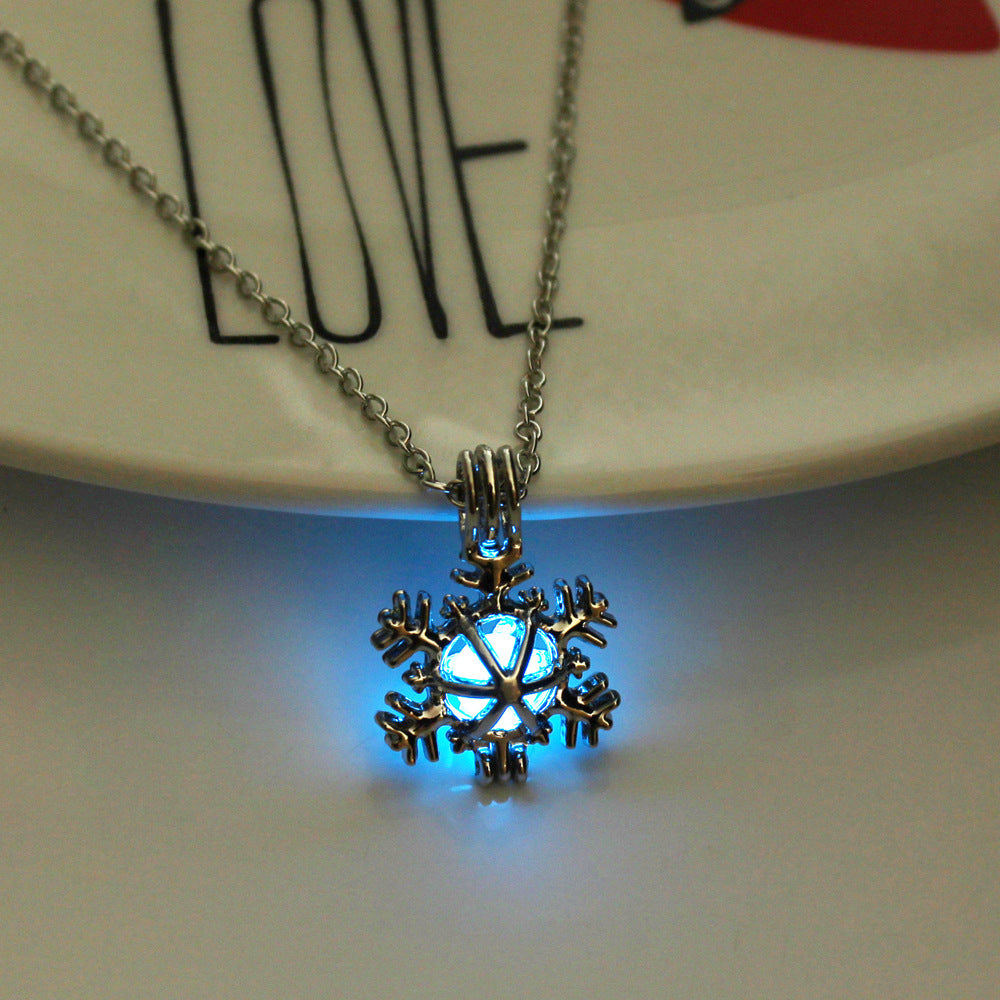 Luminous Snowflake Necklace