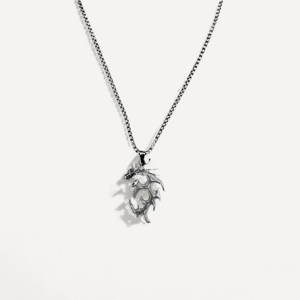 Luminous Flame Dragon Necklace