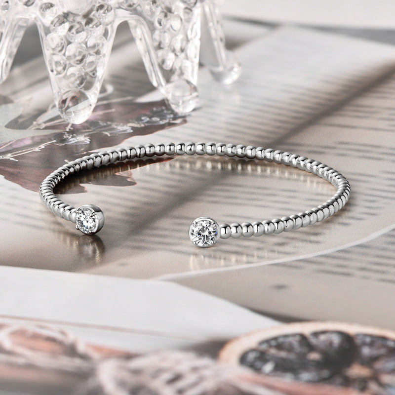 Moissanite Diamond Whisper Cuff