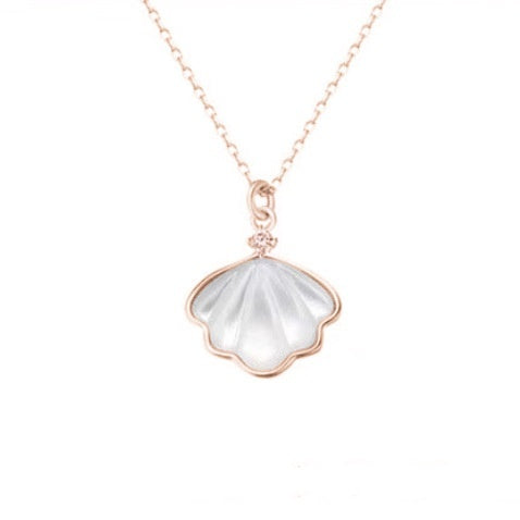 Love Reflection Seashell Necklace