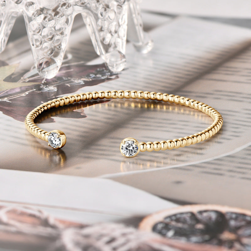 Moissanite Diamond Whisper Cuff