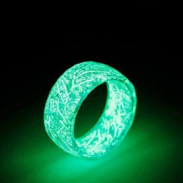 Anillo craquelado luminoso