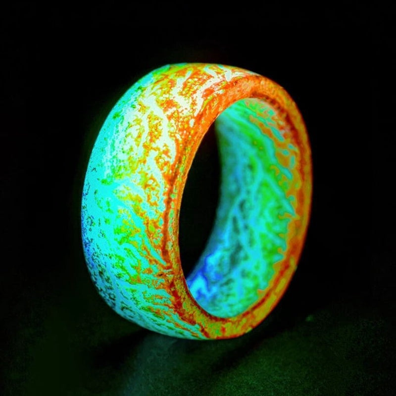 Anillo craquelado luminoso