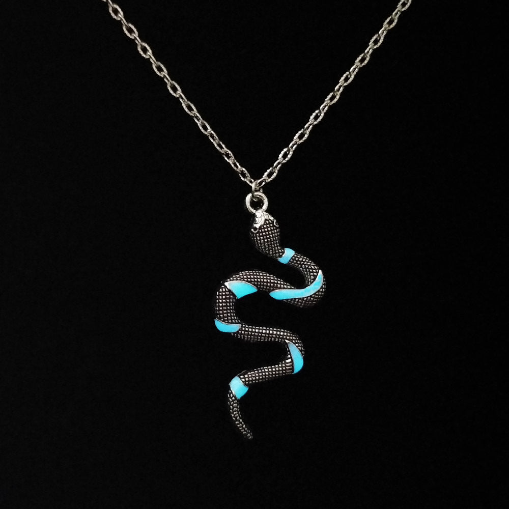 Luminous Snake-Shaped Necklace