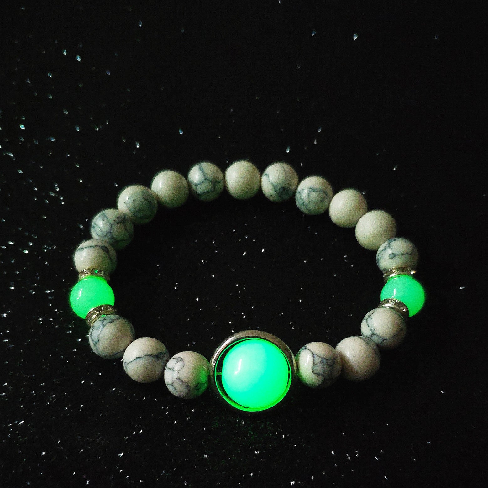 Bracelet en marbre lumineux