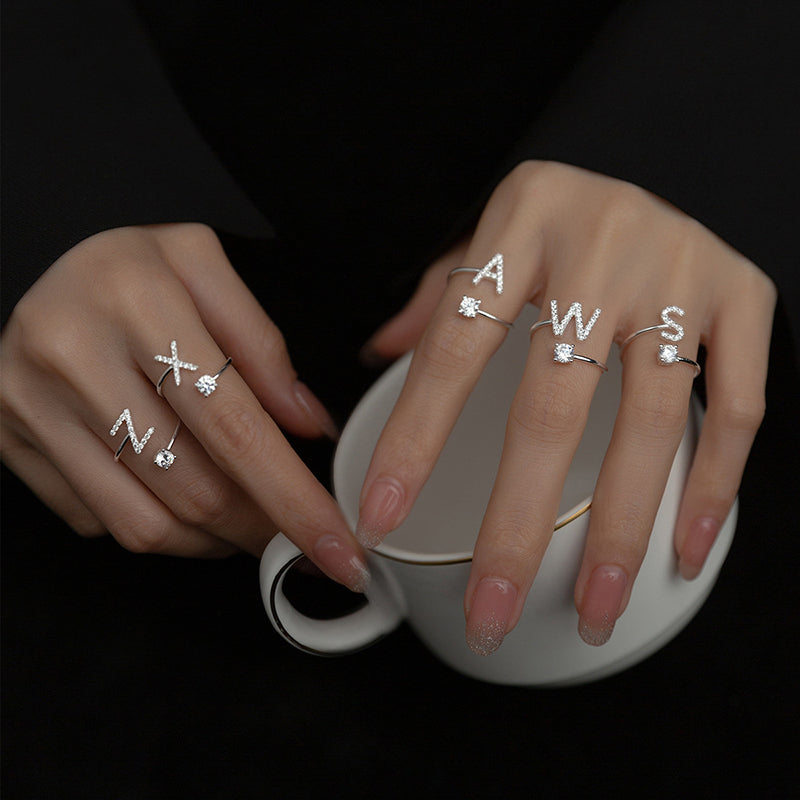 Alphabet Letter Ring