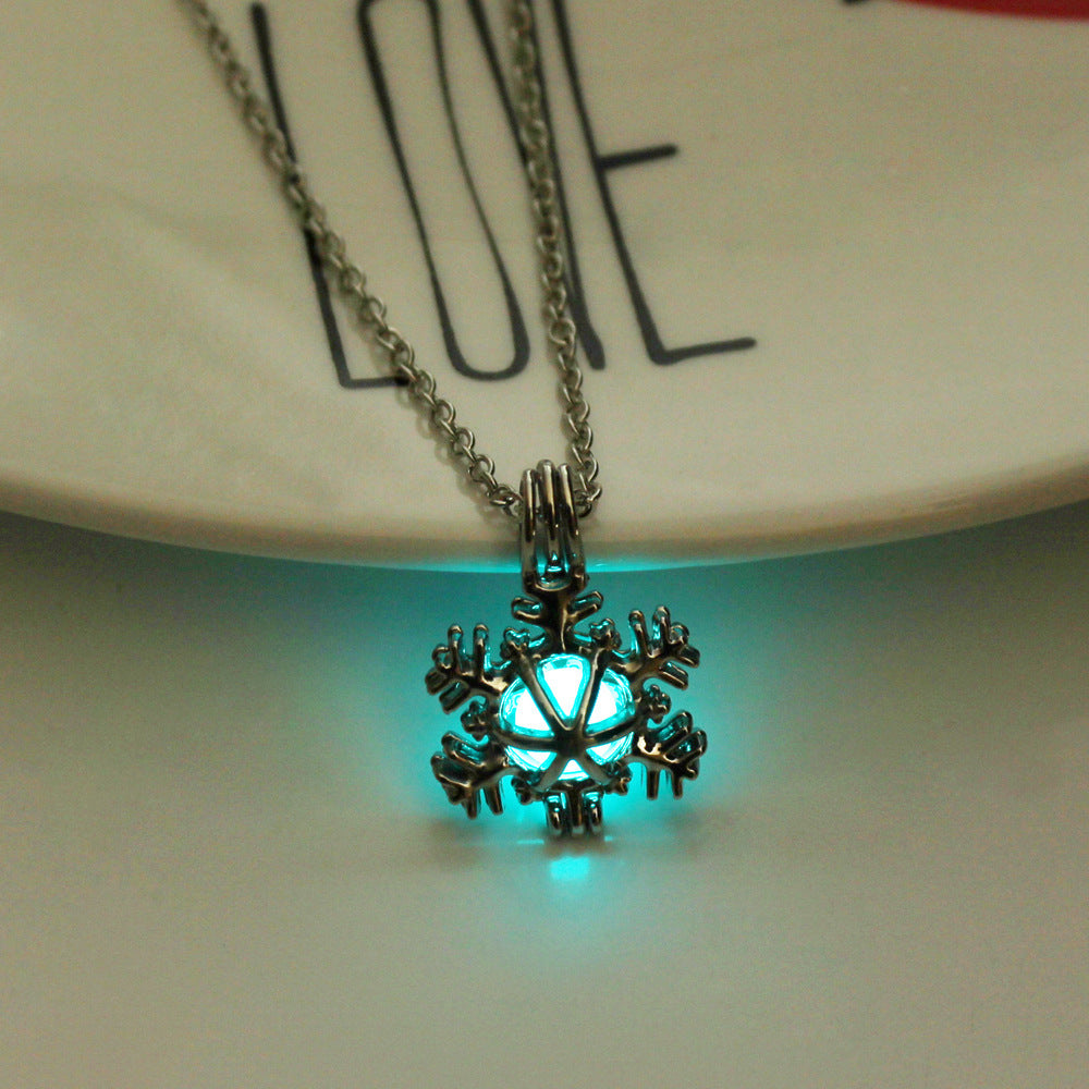 Luminous Snowflake Necklace