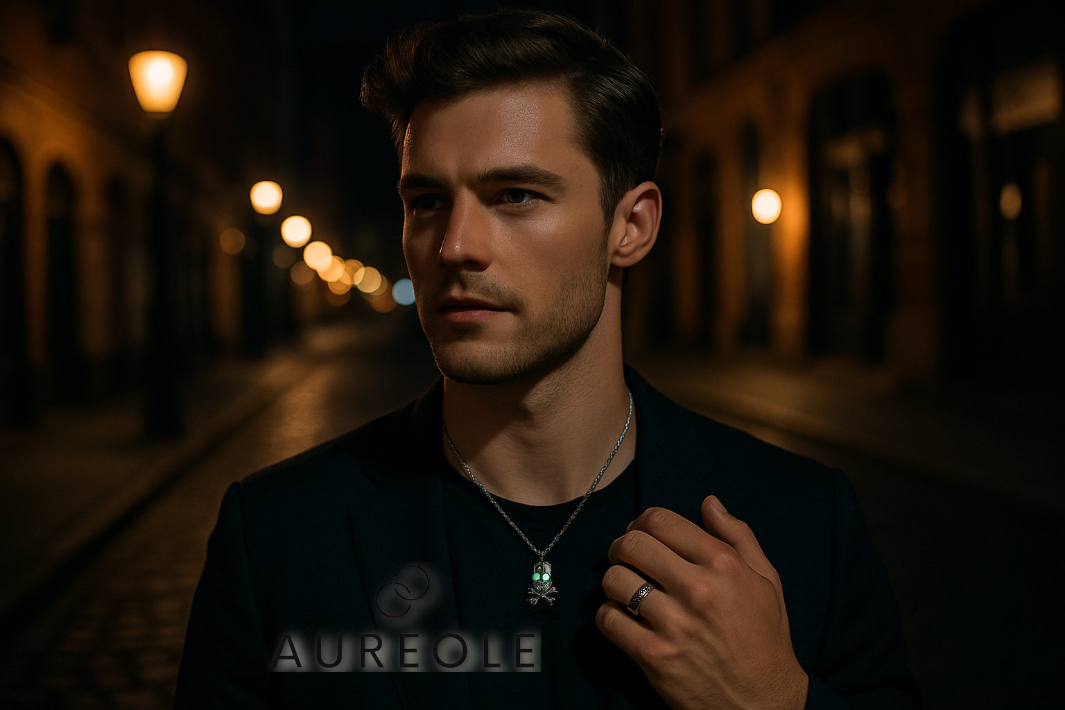 Collier Crâne Lumineux