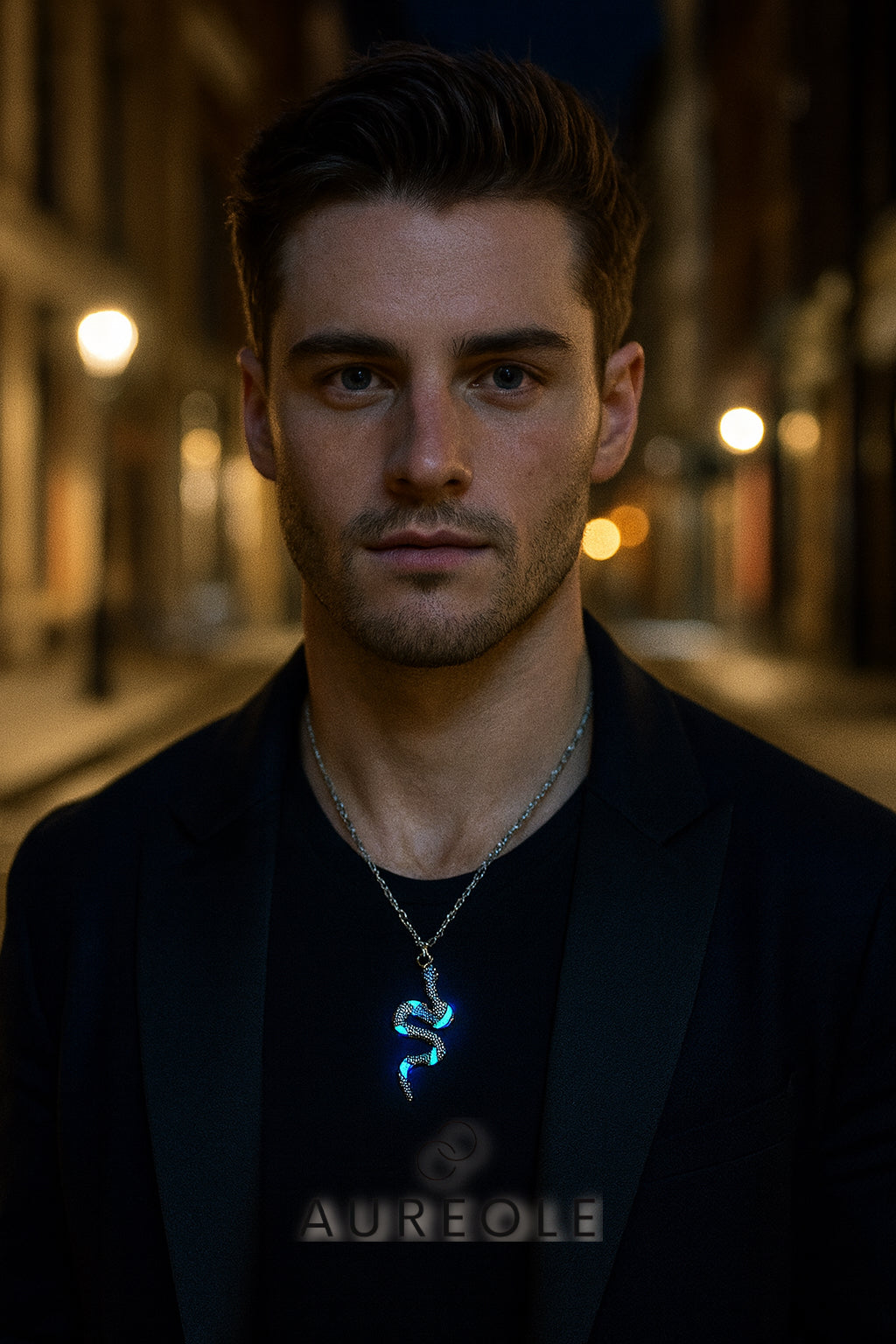 Collier serpent lumineux
