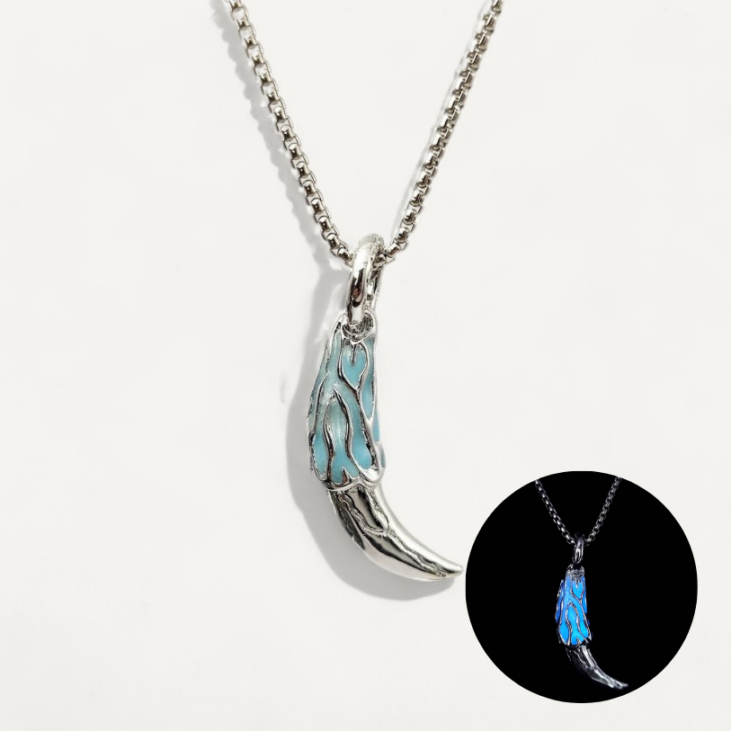 Luminous Wolf Tooth Necklace