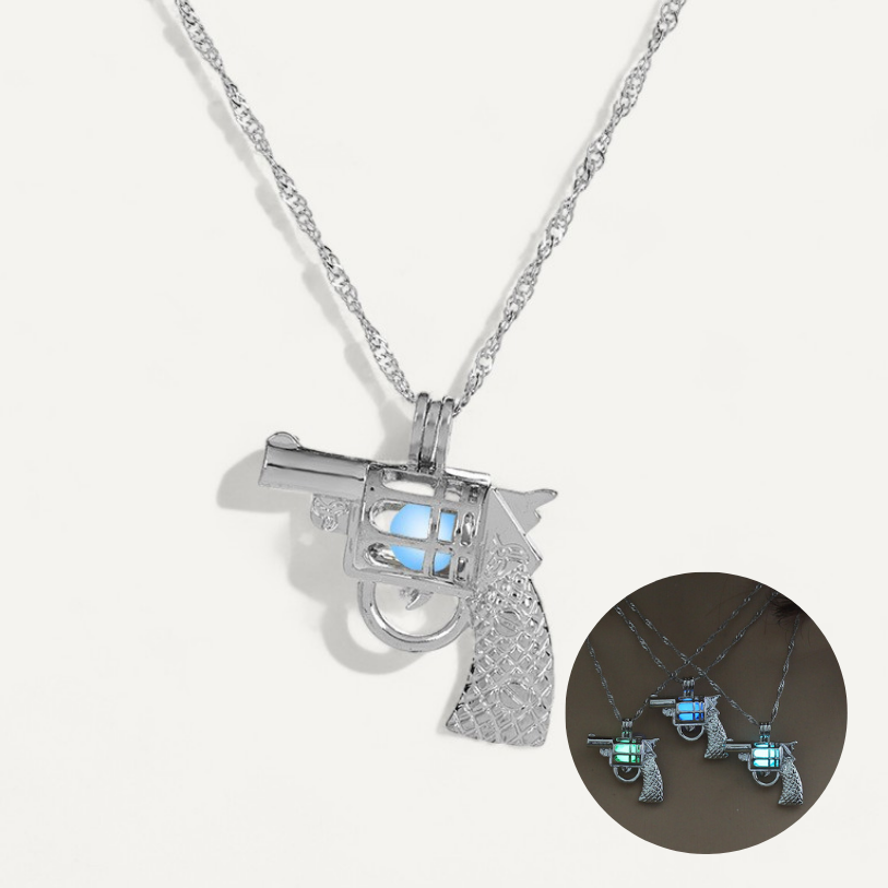 Collier pistolet lumineux