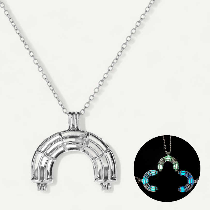 Collier arc-en-ciel lumineux