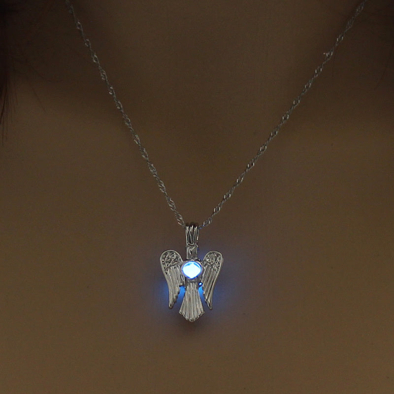 Collier Ange Lumineux