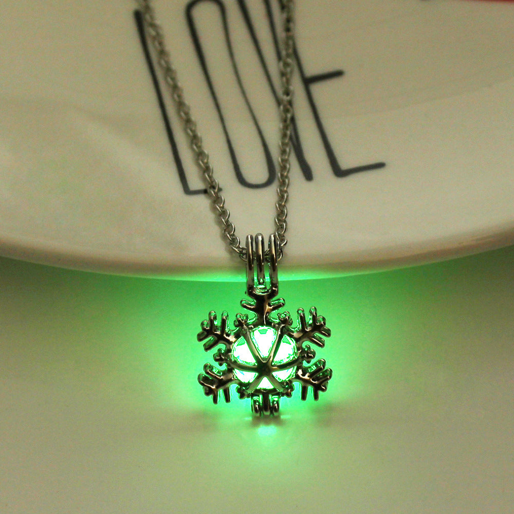 Luminous Snowflake Necklace