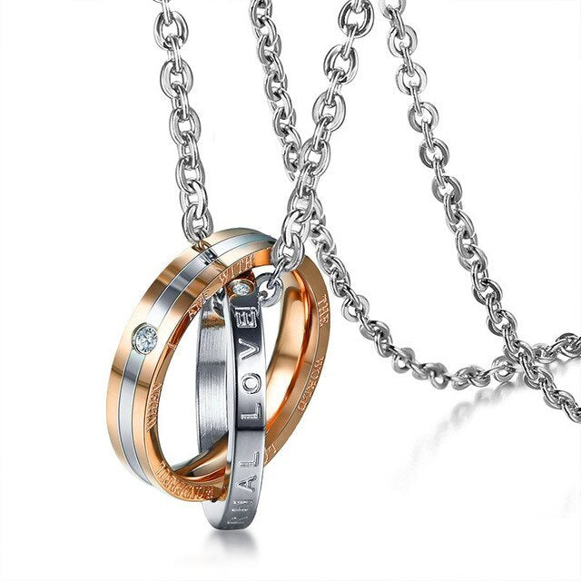 Coupled Ring Necklaces