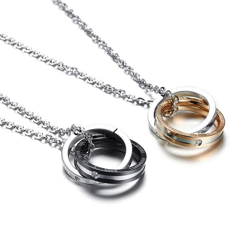 Coupled Ring Necklaces