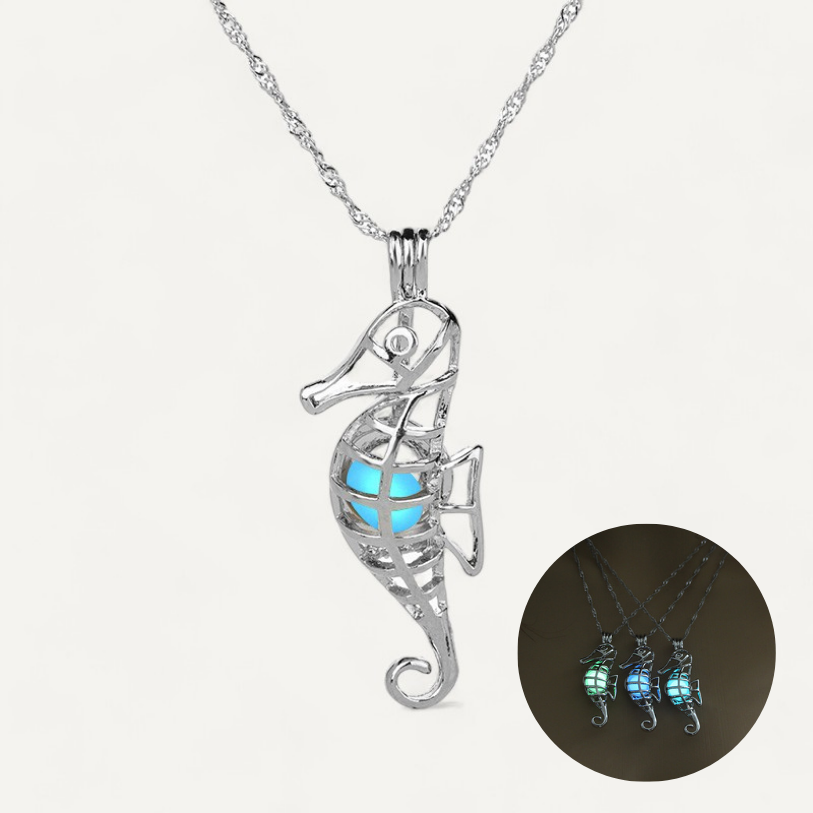 Luminous Seahorse Necklace