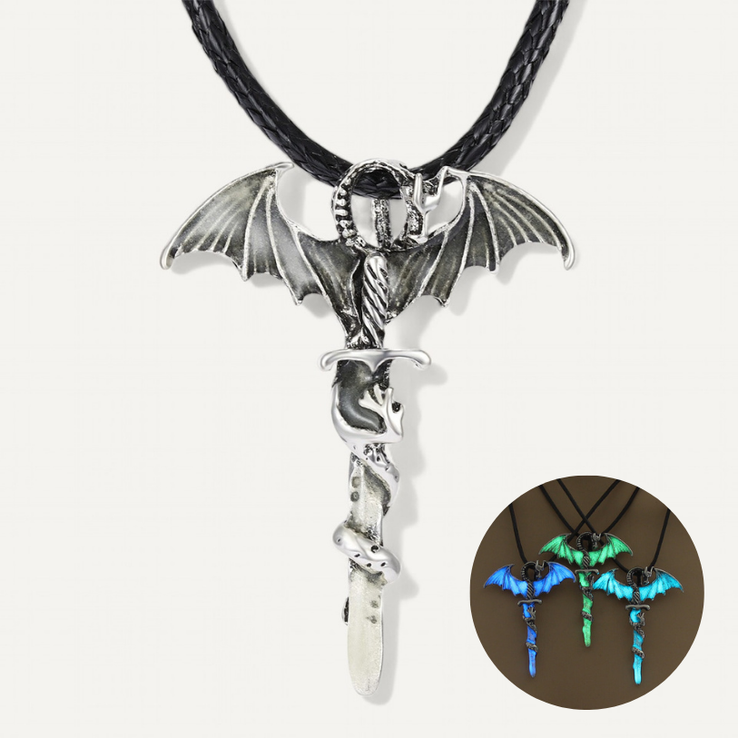 Luminous Pterosaur Necklace