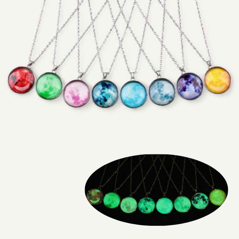 Luminous Galaxy Necklace