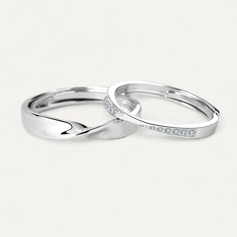 Mobius Silver Rings