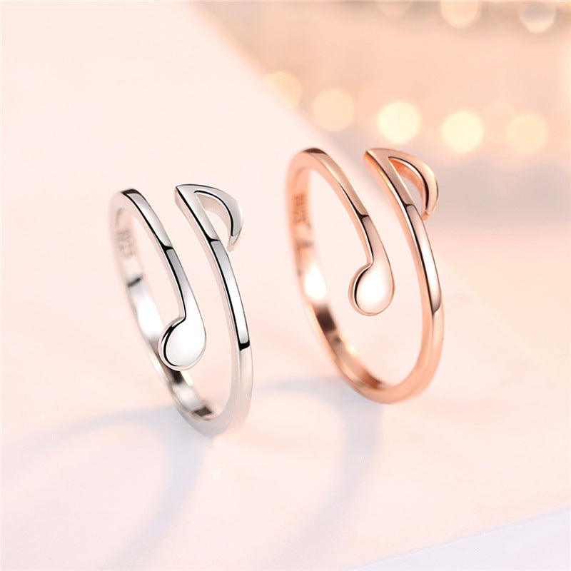 Luxury Music Note Ring