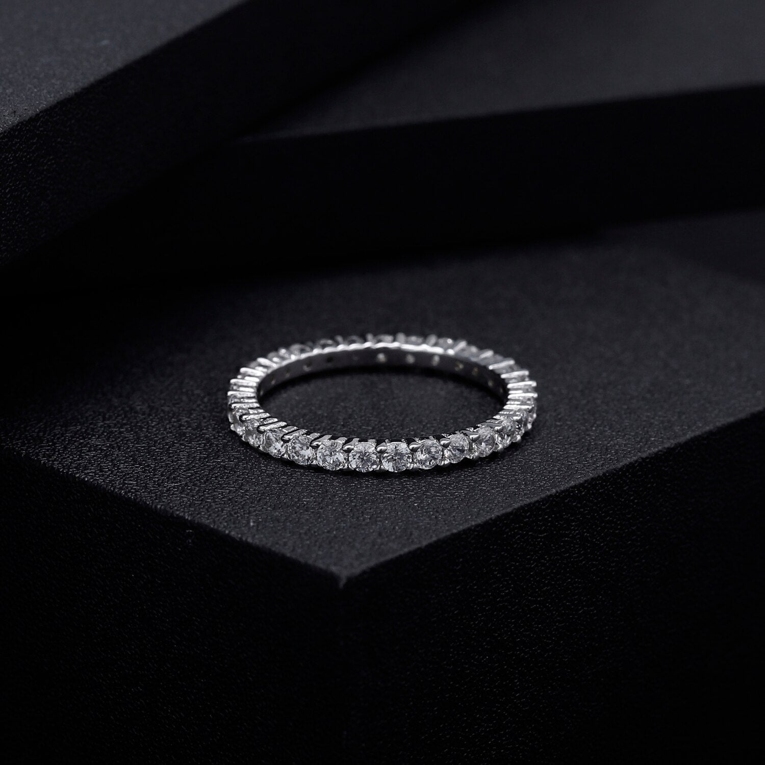 Moissanite Diamond Eternal Ring