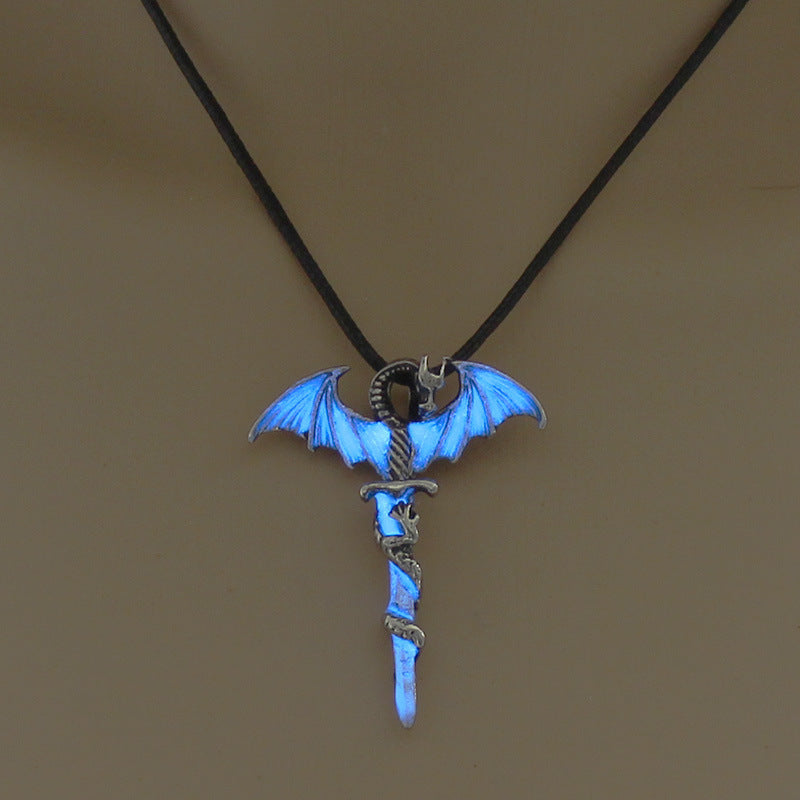 Luminous Pterosaur Necklace