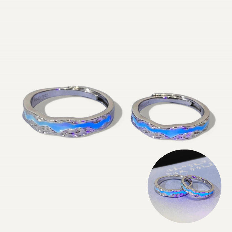 Anillos luminosos de aurora