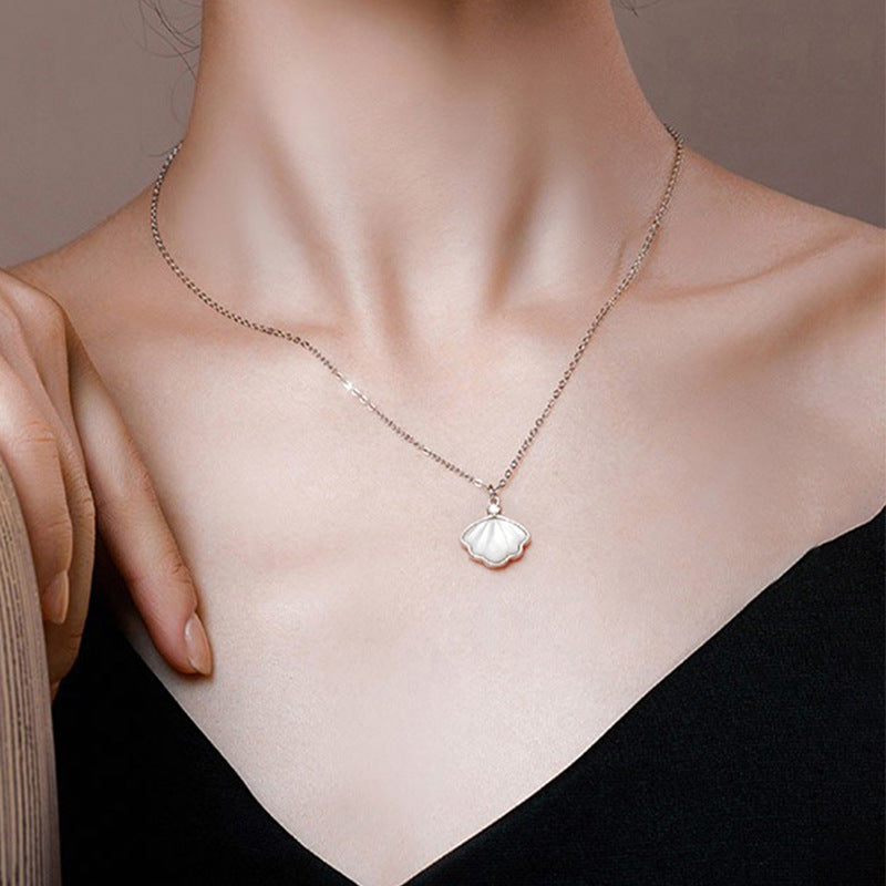 Love Reflection Seashell Necklace