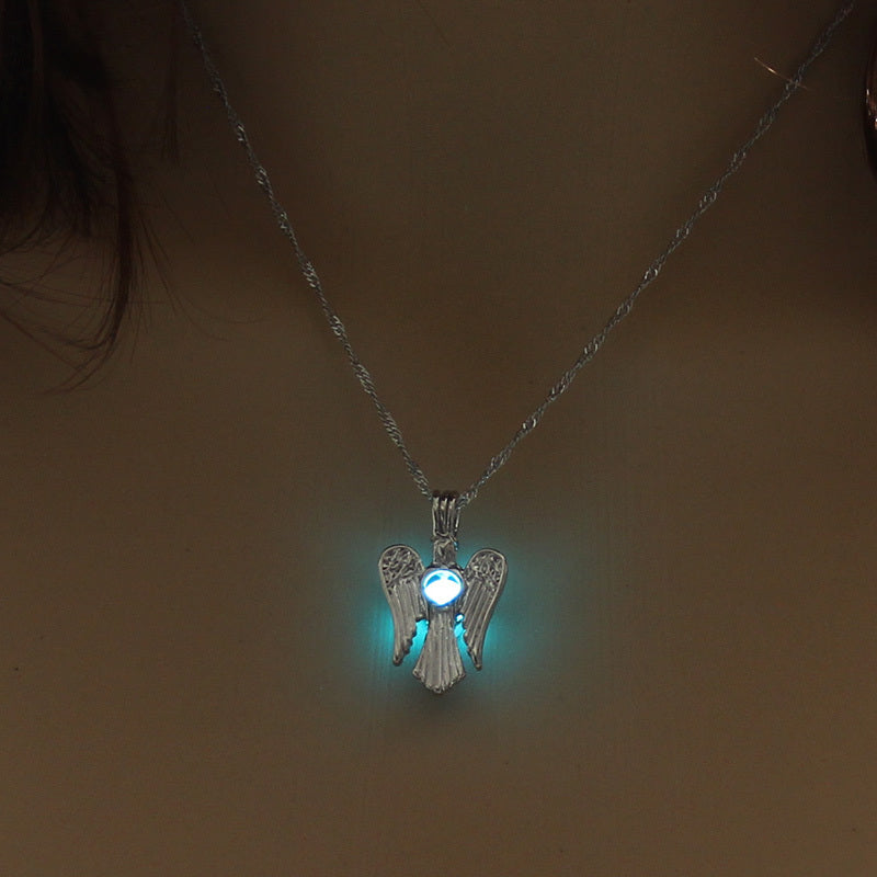 Collier Ange Lumineux