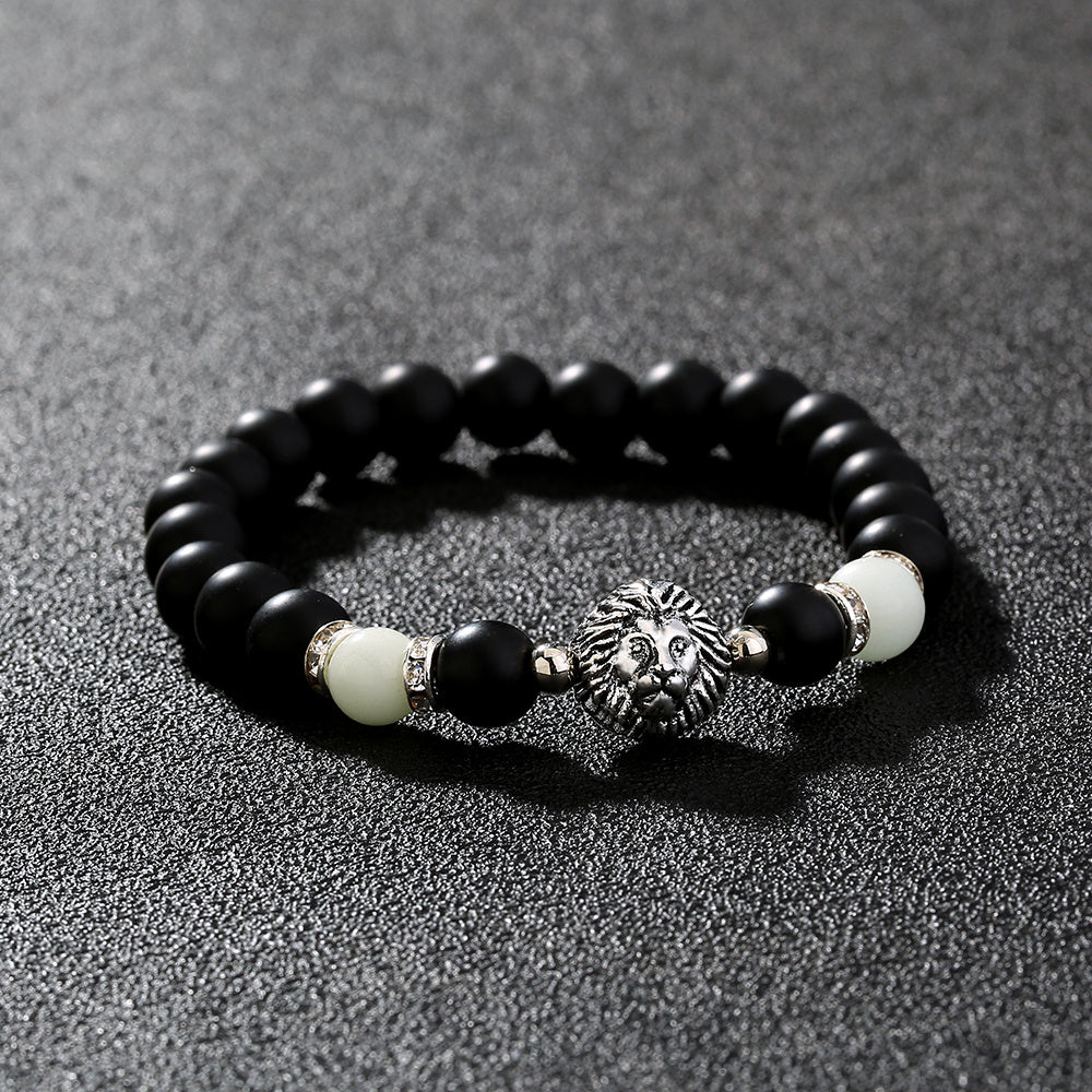 Luminous Lion Head Bracelet