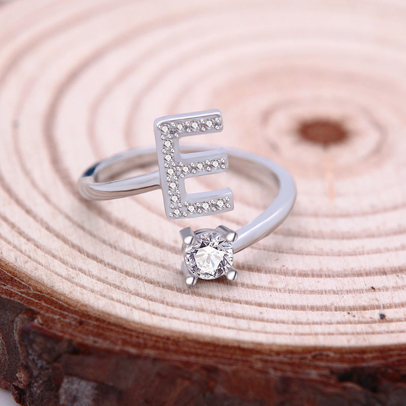 Alphabet Letter Ring