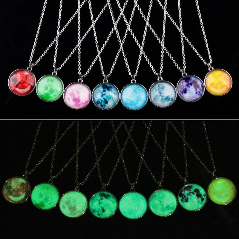 Luminous Galaxy Necklace