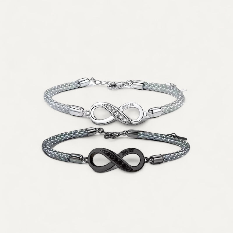 Bracelets avec le signe de l'infini