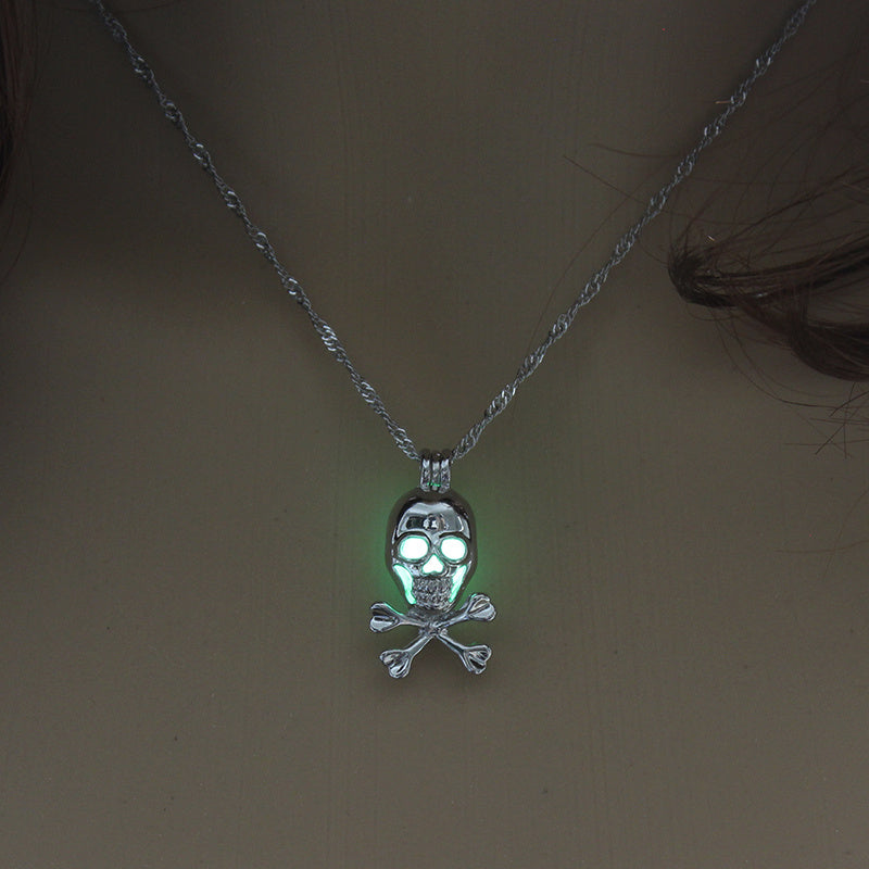 Collier Crâne Lumineux