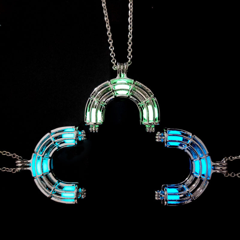 Collier arc-en-ciel lumineux