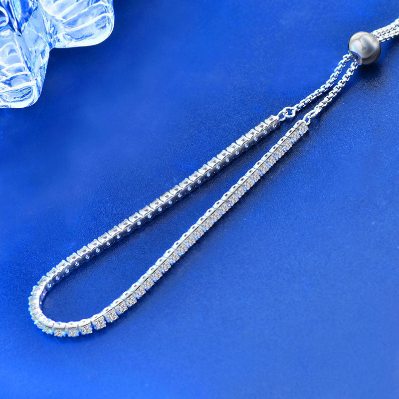 Moissanite Diamond Élan Tennis Bracelet