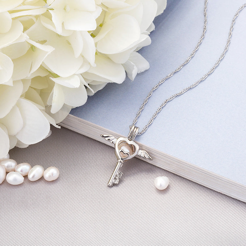 Luminous Angel Key Necklace