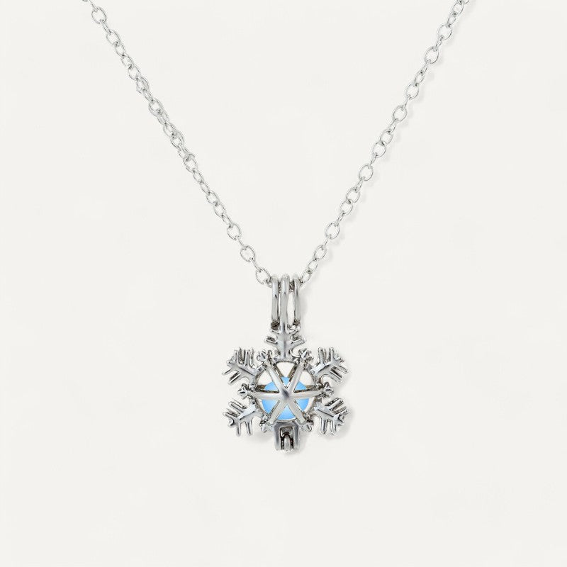 Collier flocon de neige lumineux