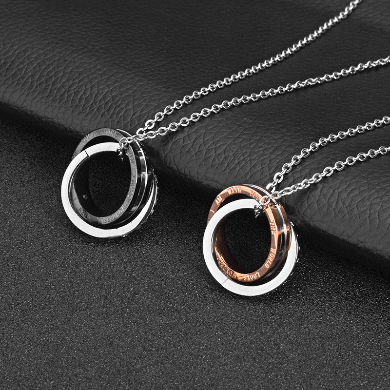 Coupled Ring Necklaces