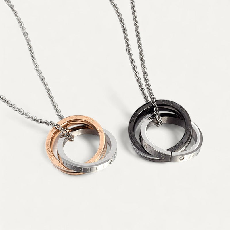 Coupled Ring Necklaces