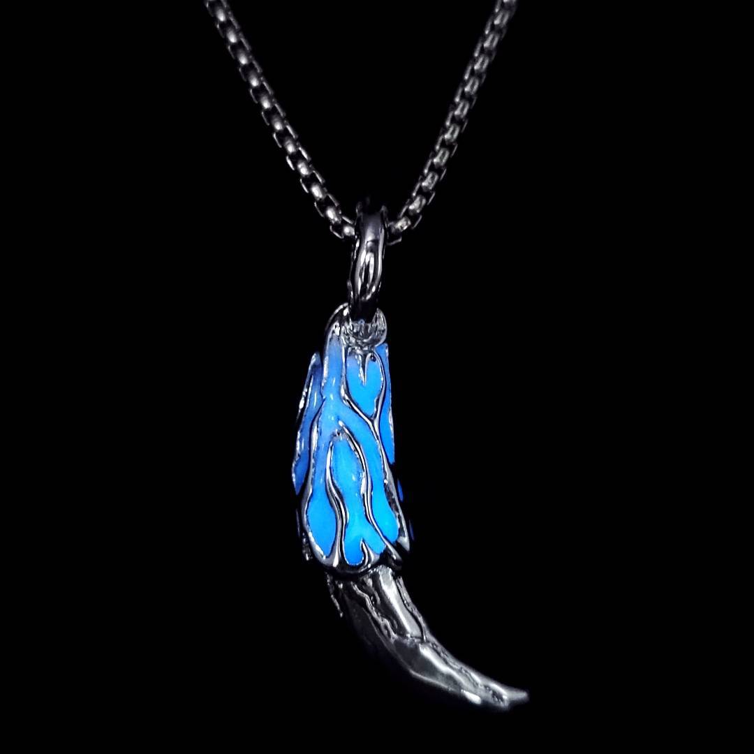 Luminous Wolf Tooth Necklace