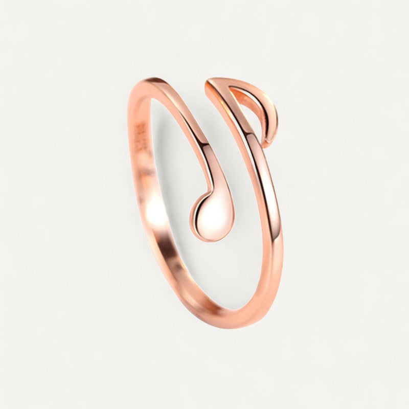 Luxury Music Note Ring