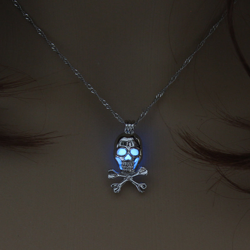 Collar Calavera Luminosa